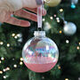 Personalised Glitter Glass Bauble, thumbnail 12 of 12