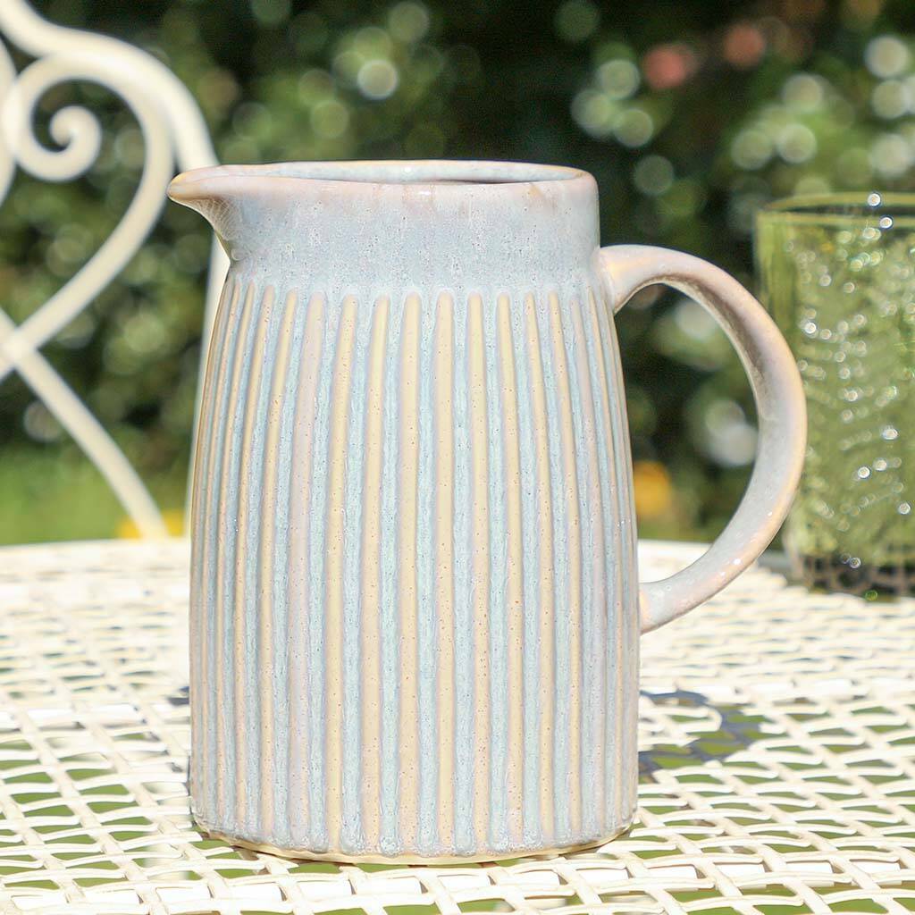 Decorative Ceramic Pitcher Jug Vase By Dibor