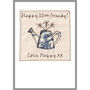 Personalised Watering Can Birthday / Retirement Card, thumbnail 2 of 10