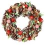 Candy Cane Sparkle Christmas Bauble Wreath By Dibor ...