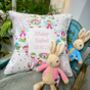 Patchwork Fairy Name Cushion, thumbnail 1 of 8