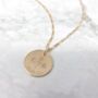 Gold Vermeil Plated Personalised Wedding Gift Necklace, thumbnail 1 of 6