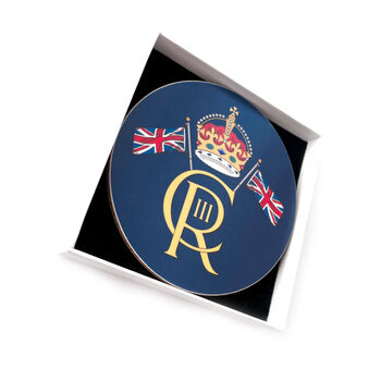 King Charles Coronation Boxed Commemorative Coaster, 4 of 8