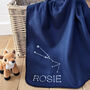 Star Sign Personalised Baby Blanket New Baby Gift, thumbnail 1 of 1