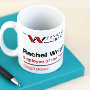 Personalised The Office Wernham Hogg Employee Of The Year Mug, 5 of 6