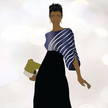 Fashionista Greeting Cards, 2 of 4