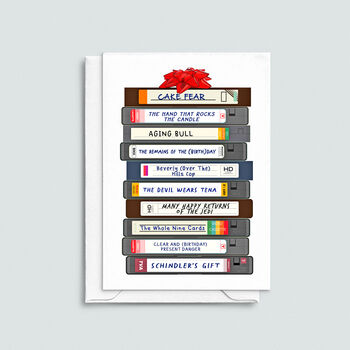 Funny Movie Puns Birthday Card, 4 of 4