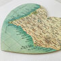 The Algarve Map Heart Print, thumbnail 3 of 6