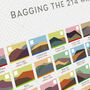 Bagging The 214 Lake District Tick List Poster, thumbnail 3 of 3