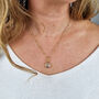 18ct Gold Plated Herkimer Diamond Crystal Necklace, thumbnail 2 of 7