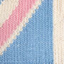 Union Jack Blanket Pastel Knitting Kit, thumbnail 6 of 8