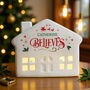 Personalised Believe In Christmas LED House, thumbnail 2 of 5