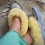 Lila Sheepskin Moccasin Slippers, thumbnail 2 of 6