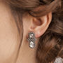 Art Deco Style Crystal Earrings, thumbnail 1 of 3