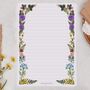 A5 Letter Writing Paper With Floral Meadow Border, thumbnail 1 of 4