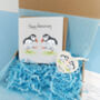 Personalised Puffin Anniversary Gift Set, thumbnail 2 of 11