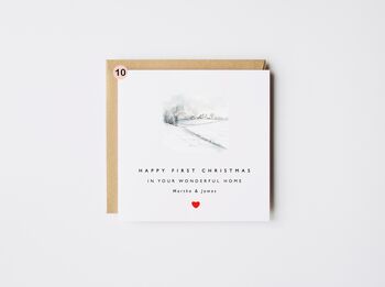 Personalised Friend Christmas Card *10 Scenes To Choose, 11 of 11