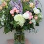 'Gorgeous Blooms' Lilac And Peach Fresh Flower Bouquet, thumbnail 3 of 5