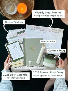 Personalised Planner And Stationery Gift Bundle, 2 of 12