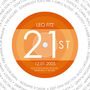 Personalised 21st Birthday 'Year 2005' Record Print, thumbnail 2 of 3