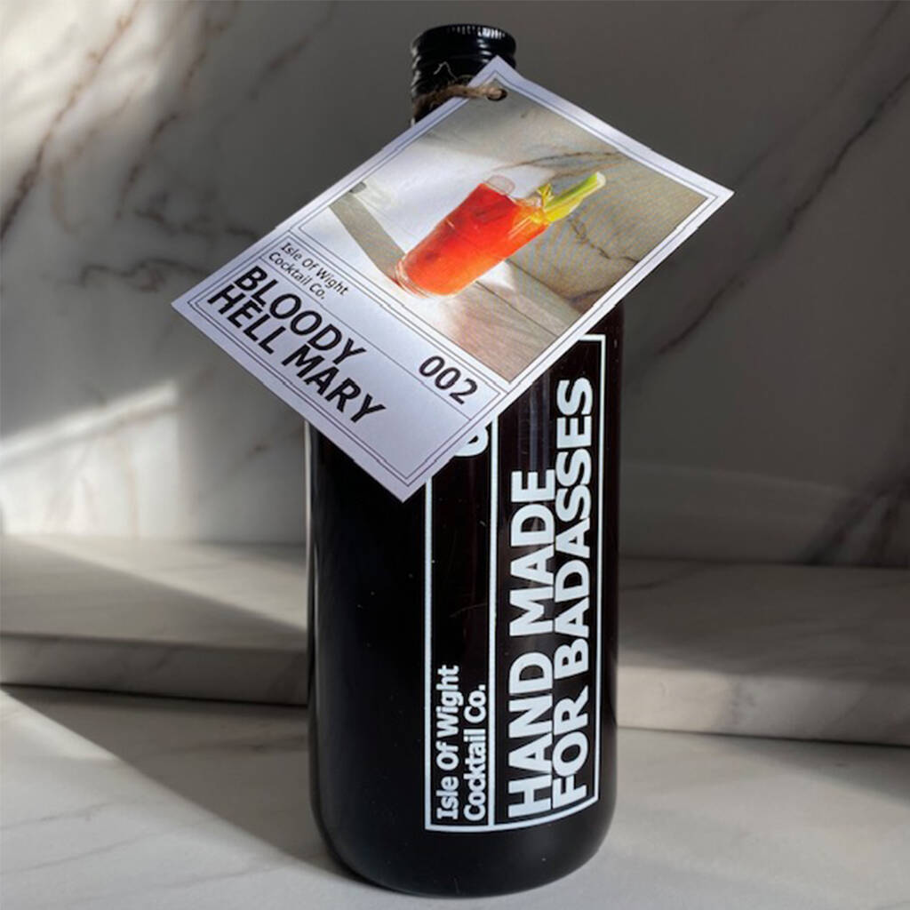 Pre Mixed Bloody Hell Mary Cocktail By Isle of Wight Cocktail Co