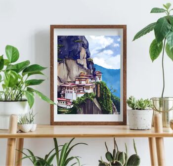 Bhutan Art Print, 2 of 4