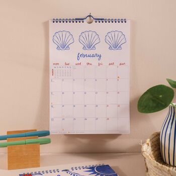 2025–2026 Academic Year Calendar | Ocean Mermaid | August Start | A4, 8 of 8