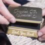 Personalised Gold Wifi Pocket Speaker, thumbnail 3 of 3