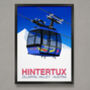 Hintertux Glacier Ski Poster, thumbnail 1 of 6