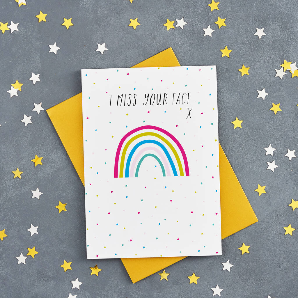 I Miss You Card By Jessica Hogarth | notonthehighstreet.com