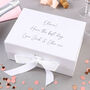 Personalised Luxury A5 Ivory Gift Box, thumbnail 2 of 8