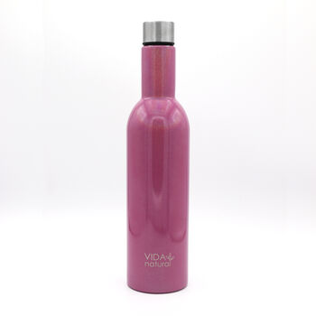 Stainless Steel Bottle And Tumbler Set Shimmer Pink, 3 of 3