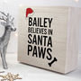 Personalised Pets Santa Paws Christmas Eve Box, thumbnail 2 of 4