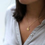 Lucky Silver Or Gold Four Leaf Clover Necklace, thumbnail 4 of 8