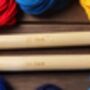 Personalised Bamboo Knitting Needles Two Pack Engraved, thumbnail 2 of 8