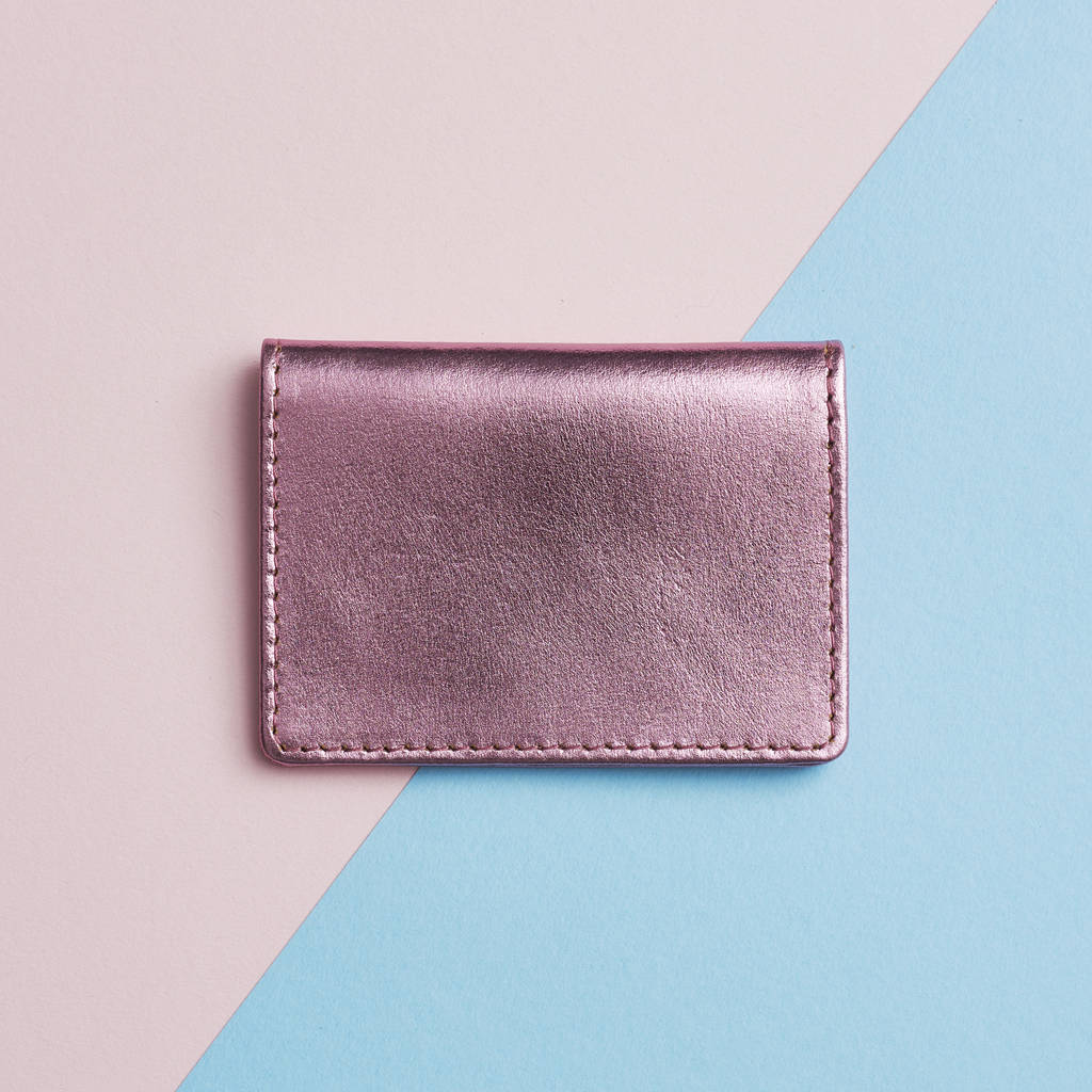 leather travel card holder by vida vida
