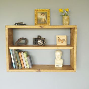 Reclaimed Wooden Wall Mounted Shelf, 2 of 2