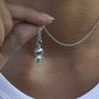 Astronaut Necklace, Sterling Silver Or Gold Plated, thumbnail 2 of 11