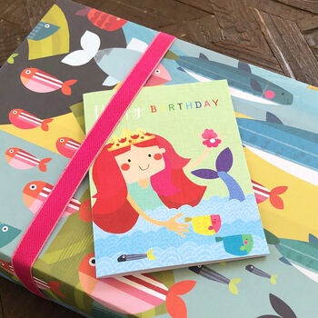 Mini Little Mermaid Birthday Card, 2 of 5