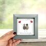 Personalised Love Couple Pebble Picture, thumbnail 2 of 3