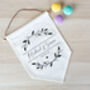 Personalised Hanging Linen Flag, thumbnail 4 of 4