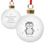 Personalised Pebbles The Penguin Bauble, thumbnail 5 of 5