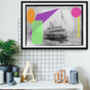 Abstract Photography Ferry Boat Print, thumbnail 1 of 2
