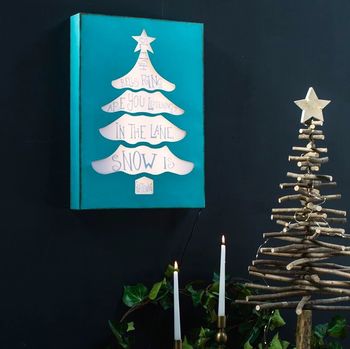 Christmas tree light synthetic decoration 35cm battery box decor decorations luminous gift durable emitting xmas ornament trees mouse zoom aliexpress Christmas Tree Light Box By The Forest & Co | notonthehighstreet.com