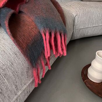 Zapotec Soft Pink Recycled Throw, 6 of 6