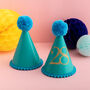 Bright Single Colour Any Age Party Hat, thumbnail 3 of 9