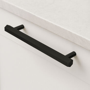 Solid Brass Black Hexagonal Cabinet Pull Handles, 5 of 6