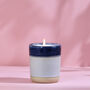 Handmade Rose And Sandalwood Ceramic Soy Candle, thumbnail 2 of 4