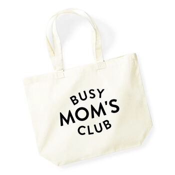 Busy Mama's Club Mum Stuff Tote Bag, 4 of 6