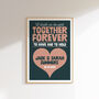 Personalised Wedding Or Engagement Print, thumbnail 3 of 7